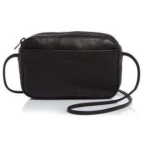 BAGGU Mini Leather Crossbody Purse